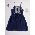 Women Mid-length Suspender Dress